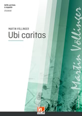 Ubi caritas SATB choral sheet music cover